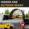 image:imageBig Ass Fans  Sidekick Directional Barrel Fan  4 Ft Diameter  6 Blade Design with Variable Speed Control  Indoor amp Covered Outdoor Ready  Quiet Performance  Midnight Black