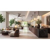 image:imageBig Ass Fans 84 Bison Ceiling Fan Oil Rubbed Bronze ORB Motor Walnut Foils WiFi Smart Control ExtraLarge Room Indoor Fan Quiet EnergyEfficient MotorBlack