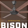 image:imageBig Ass Fans 84 Bison Ceiling Fan Oil Rubbed Bronze ORB Motor Walnut Foils WiFi Smart Control ExtraLarge Room Indoor Fan Quiet EnergyEfficient MotorOil Rubbed Bronze