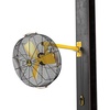 image:imageBig Ass Fans AirEye 36 Swivel Mount Fan  120V Industrial Wall Fan Variable Speed EC Motor IPX5 Rated IndoorOutdoor Fan BlackYellowBlackYellow