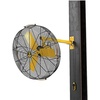 image:imageBig Ass Fans AirEye 36 Swivel Mount Fan  120V Industrial Wall Fan Variable Speed EC Motor IPX5 Rated IndoorOutdoor Fan BlackYellowBlackYellow
