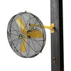 image:imageBig Ass Fans AirEye 36 Swivel Mount Fan  120V Industrial Wall Fan Variable Speed EC Motor IPX5 Rated IndoorOutdoor Fan BlackYellowBlackYellow