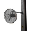 image:imageBig Ass Fans AirEye 36 Swivel Mount Fan  120V Industrial Wall Fan Variable Speed EC Motor IPX5 Rated IndoorOutdoor Fan BlackYellowMidnight Black