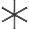 image:imageBig Ass Fans Mammoth 72 Outdoor Ceiling Fan w LED Light  Silver Finish  Smart WiFi Fan with Remote amp Voice Control  Quiet Wet Rated Patio Fan  12705 CFM  Durable Modern Design  3 Yr WarrantyBlack