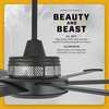 image:imageBig Ass Fans Mammoth 72 Outdoor Ceiling Fan w LED Light  Silver Finish  Smart WiFi Fan with Remote amp Voice Control  Quiet Wet Rated Patio Fan  12705 CFM  Durable Modern Design  3 Yr WarrantyBlack