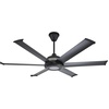 image:imageBig Ass Fans Mammoth 72 Outdoor Ceiling Fan w LED Light  Silver Finish  Smart WiFi Fan with Remote amp Voice Control  Quiet Wet Rated Patio Fan  12705 CFM  Durable Modern Design  3 Yr WarrantyBlack