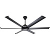 image:imageBig Ass Fans Mammoth 72 Outdoor Ceiling Fan w LED Light  Silver Finish  Smart WiFi Fan with Remote amp Voice Control  Quiet Wet Rated Patio Fan  12705 CFM  Durable Modern Design  3 Yr WarrantyBlack