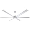 image:imageBig Ass Fans Mammoth 72 Outdoor Ceiling Fan w LED Light  Silver Finish  Smart WiFi Fan with Remote amp Voice Control  Quiet Wet Rated Patio Fan  12705 CFM  Durable Modern Design  3 Yr WarrantySilver