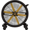 image:imageBig Ass Fans  Sidekick Directional Barrel Fan  4 Ft Diameter  6 Blade Design with Variable Speed Control  Indoor amp Covered Outdoor Ready  Quiet Performance  BlackYellow