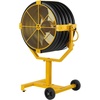 image:imageBig Ass Fans  Yellow Jacket 30 IndoorOutdoor Mobile Fan Portable Base Included with 18 inch Pedestal Onboard Variable Speed Control Yellow and Black