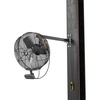 image:imageBig Ass Fans AirEye 36 Swivel Mount Fan  120V Industrial Wall Fan Variable Speed EC Motor IPX5 Rated IndoorOutdoor Fan BlackYellowMidnight Black
