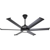 image:imageBig Ass Fans Mammoth 72 Outdoor Ceiling Fan w LED Light  Silver Finish  Smart WiFi Fan with Remote amp Voice Control  Quiet Wet Rated Patio Fan  12705 CFM  Durable Modern Design  3 Yr WarrantyBlack