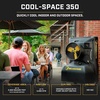 image:imageBig Ass Fans  CoolSpace 350  Portable Evaporative Swamp Cooler Indoor and Outdoor Use 16 Gallon Capacity Variable Speed for Ultimate Cooling in Workshops and GaragesCoolSpace 350