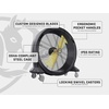image:imageBig Ass Fans Bandit 42Inch Portable Barrel Fan 11044 CFM Industrial Floor Fan Variable Speed EC Motor IP55 Rated OSHACompliant Steel Cage 110120VAC
