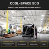image:imageBig Ass Fans CoolSpace 500 Portable Evaporative Swamp Cooler 50inch Diameter Fan Indoor or Outdoor Use Continuous or Fillable 64 Gallon Capacity Variable Speed