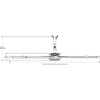 image:imageBig Ass Fans Essence Fan Kit IndoorOutdoor 8foot no LED light kit10foot