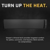 image:imageBig Ass Fans Vesper  Hardwired Electric Infrared Heater IndoorCovered Outdoor Spaces Adjustable Angle WallCeiling Mount Black Extruded Aluminum34  1 500 W  120V