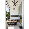 image:imageBig Ass Fans i6 72 Smart Outdoor Ceiling Fan SenseMe Technology High Airflow Modern Ceiling Fan WiFi App Control Brushed AluminumBlack