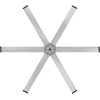 image:imageBig Ass Fans i6 72 Smart Outdoor Ceiling Fan SenseMe Technology High Airflow Modern Ceiling Fan WiFi App Control Brushed AluminumBrushed Aluminum