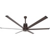 image:imageBig Ass Fans i6 72 Smart Outdoor Ceiling Fan SenseMe Technology High Airflow Modern Ceiling Fan WiFi App Control Brushed AluminumOil Rubbed Bronze