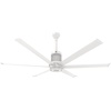 image:imageBig Ass Fans i6 72 Smart Outdoor Ceiling Fan SenseMe Technology High Airflow Modern Ceiling Fan WiFi App Control Brushed AluminumWhite