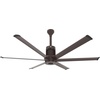 image:imageBig Ass Fans i6 84 Smart Indoor Ceiling Fan SenseMe Technology High Airflow Modern Ceiling Fan WiFi App Control Brushed AluminumOil Rubbed Bronze