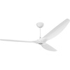 image:imageBig Ass Fans  Haiku 84 Diameter Smart Indoor Ceiling Fan Universal Mount  12 Downrod included Aluminum Color Finishes Natural BambooWhite HardwareWhite