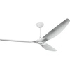 Brushed Aluminum / White Hardware