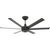 image:imageBig Ass Fans es6 84 Smart Ceiling Fan  IndoorOutdoor Ceiling Fan SenseMe Technology Alexa Compatible Bluetooth Remote Control WhisperQuiet BlackBlack