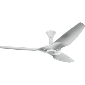 image:imageBig Ass Fans  Haiku 60 Diameter Smart Indoor Ceiling Fan Low Profile Mount Cocoa BambooBronze HardwareBrushed Aluminum  White Hardware