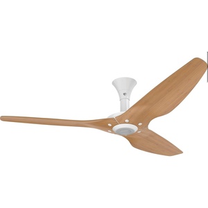 image:imageBig Ass Fans  Haiku 60 Diameter Smart Indoor Ceiling Fan Low Profile Mount Cocoa BambooBronze HardwareCaramel Bamboo  White Hardware