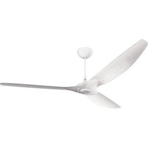 image:imageBig Ass Fans  Haiku 84 Diameter Smart Indoor Ceiling Fan Universal Mount  12 Downrod included Aluminum Color Finishes Natural BambooWhite HardwareDriftwood Aluminum  White Hardware