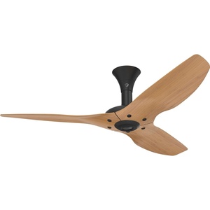 image:imageBig Ass Fans Haiku 52 Diameter Smart Indoor Ceiling Fan Low Profile Mount Driftwood AluminumWhite HardwareCaramel Bamboo  Black Hardware