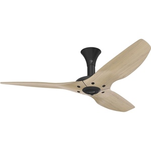 image:imageBig Ass Fans Haiku 52 Diameter Smart Indoor Ceiling Fan Low Profile Mount Driftwood AluminumWhite HardwareNatural Bamboo  Black Hardware