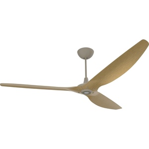 image:imageBig Ass Fans Haiku 84 Smart Damp Rated Outdoor Ceiling Fan with Universal Mount White Hardware Driftwood Airfoils 12 Extension TubeCaramel Aluminum  Satin Nickel Hardware