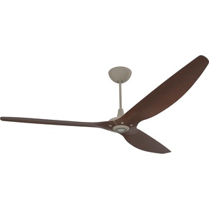 image:imageBig Ass Fans Haiku 84 Smart Damp Rated Outdoor Ceiling Fan with Universal Mount White Hardware Driftwood Airfoils 12 Extension TubeCocoa Aluminum  Satin Nickel Hardware
