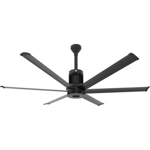image:imageBig Ass Fans i6 72 Smart Outdoor Ceiling Fan SenseMe Technology High Airflow Modern Ceiling Fan WiFi App Control Brushed AluminumBlack