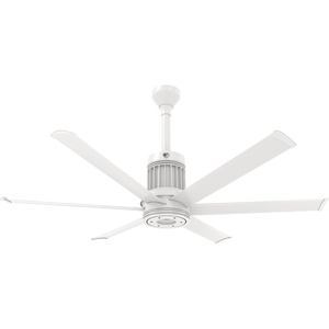 image:imageBig Ass Fans i6 72 Smart Outdoor Ceiling Fan SenseMe Technology High Airflow Modern Ceiling Fan WiFi App Control Brushed AluminumWhite