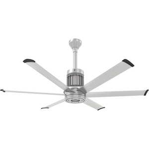 image:imageBig Ass Fans i6 84 Smart Indoor Ceiling Fan SenseMe Technology High Airflow Modern Ceiling Fan WiFi App Control Brushed AluminumBrushed Aluminum