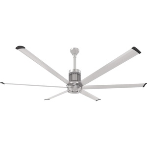image:imageBig Ass Fans i6 84 Smart Outdoor Ceiling Fan SenseMe Technology High Airflow Modern Ceiling Fan WiFi App Control Brushed Aluminum