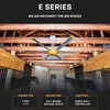 image:imageBig Ass Fans ESeries 7 ft Industrial 6 Blade Ceiling Fan Gearless Direct Drive Motor High Volume Low Speed Wired Wall Controller 110125V1ph  SilverYellowSilverYellow