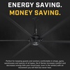 image:imageBig Ass Fans ESeries 7 ft Industrial 6 Blade Ceiling Fan Gearless Direct Drive Motor High Volume Low Speed Wired Wall Controller 110125V1ph  SilverYellowStealth Black