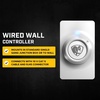 image:imageBig Ass Fans ESeries 7 ft Industrial 6 Blade Ceiling Fan Gearless Direct Drive Motor High Volume Low Speed Wired Wall Controller 110125V1ph  SilverYellowSilverYellow