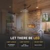 image:imageBig Ass Fans Haiku L  Outdoor Smart Ceiling Fan 52 Diameter Black  5 Downrod with Wireless Remote Control